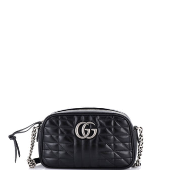Gucci GG Marmont Shoulder Bag Mixed Matelasse Leather Small