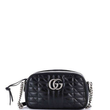 Gucci GG Marmont Shoulder Bag Mixed Matelasse Leather Small