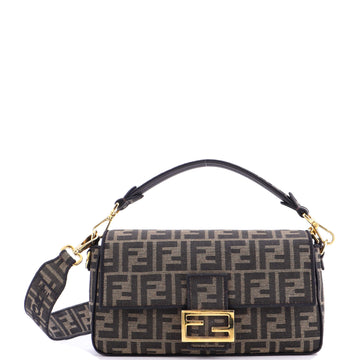Fendi Baguette NM Bag Zucca Canvas Medium