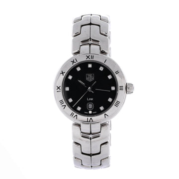 Tag Heuer Link Quartz Watch Stainless Steel with Diamond Markers 29