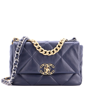 Chanel 19 Flap Bag Quilted Leather Medium