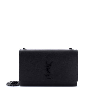 Saint Laurent Classic Monogram Crossbody Bag Grainy Leather Medium
