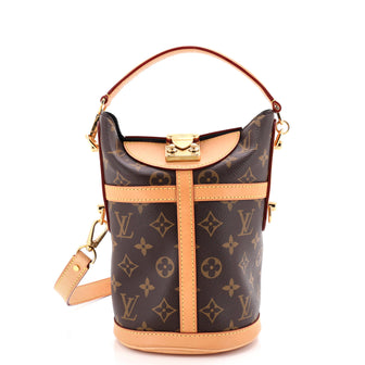 Louis Vuitton Duffle Handbag Monogram Canvas