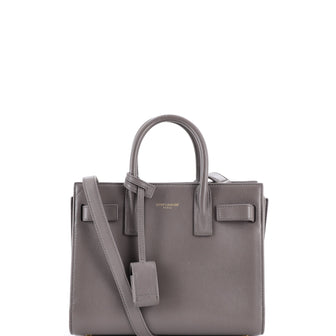 Saint Laurent Sac de Jour Bag Leather Nano