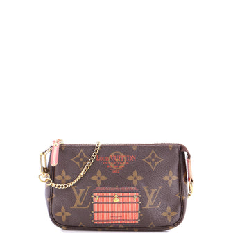 Louis Vuitton Pochette Accessoires Limited Edition Monogram Canvas Mini