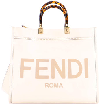 Fendi Sunshine Shopper Tote Leather Medium