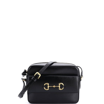 Gucci Horsebit 1955 Flap Pocket Camera Bag Leather Small