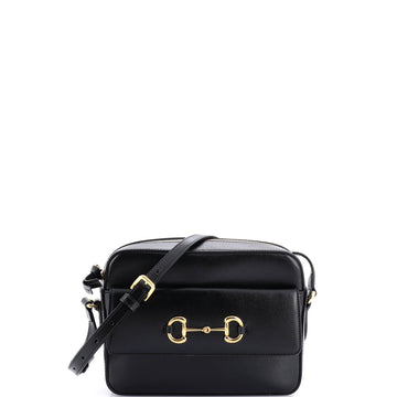 Gucci Horsebit 1955 Flap Pocket Camera Bag Leather Small