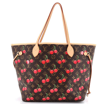 Louis Vuitton x Takashi Murakami Neverfull NM Tote Limited Edition Monogram Cerises MM