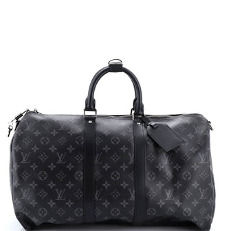 Louis Vuitton Keepall Bandouliere Bag Monogram Eclipse Canvas 45