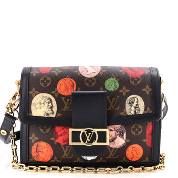 Louis Vuitton Dauphine Shoulder Bag Limited Edition Fornasetti Cameo Monogram Canvas MM