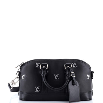 Louis Vuitton Alma Handbag LV Blason Calf Leather East West
