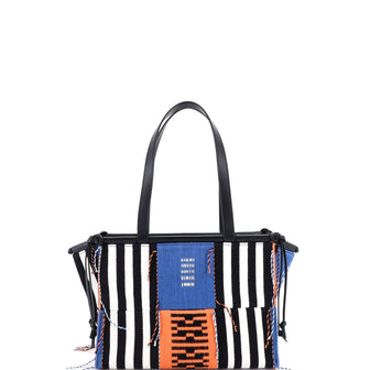 Loewe Cushion Tote Multicolor Patchwork Small