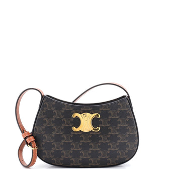 Celine Triomphe Tilly Bag Triomphe Coated Canvas Medium