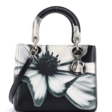 Christian Dior Lady Dior Bag Printed Leather Medium