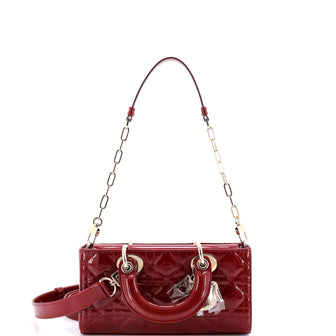 Christian Dior Lady D-Joy Bag Cannage Quilt Patent Small