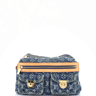Louis Vuitton Baggy Handbag Denim PM