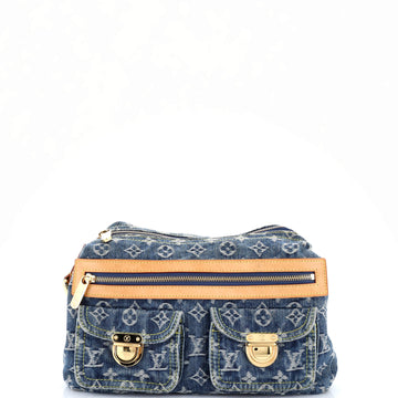 Louis Vuitton Baggy Handbag Denim PM