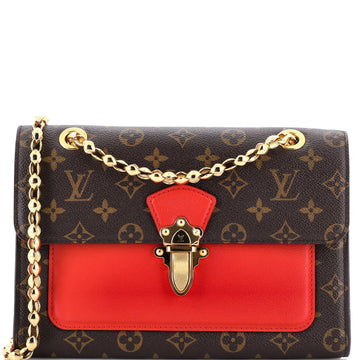 Louis Vuitton Victoire Handbag Monogram Canvas and Leather