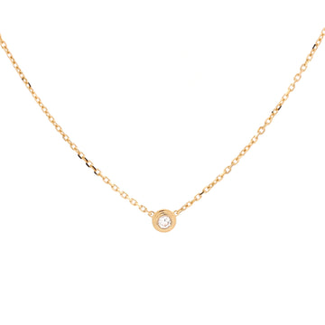 Cartier Cartier D'Amour Pendant Necklace 18K Yellow Gold and Diamond XS