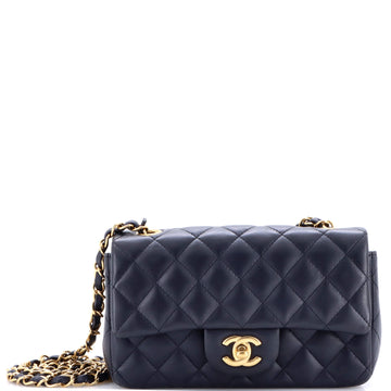 Chanel Classic Single Flap Bag Quilted Lambskin Mini
