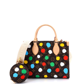 Louis Vuitton OnTheGo Tote Yayoi Kusama Painted Dots Monogram Canvas PM