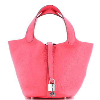 Hermes Picotin Lock Bag Clemence PM