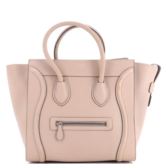 Celine Luggage Bag Grainy Leather Mini