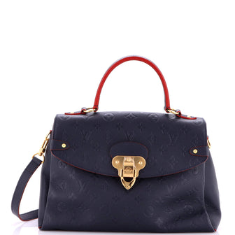 Louis Vuitton Georges Handbag Monogram Empreinte Leather MM