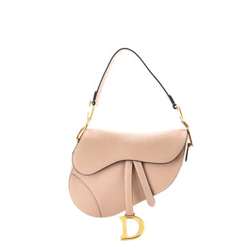 Christian Dior Saddle Handbag Leather Medium