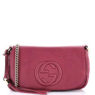 Gucci Soho Chain Crossbody Bag Leather Medium