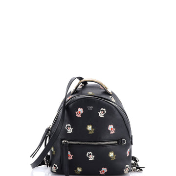 Fendi By The Way Backpack Embroidered Leather Mini