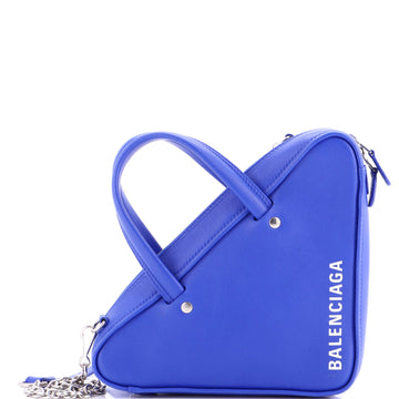 Balenciaga Chain Triangle Duffle Bag Leather XS