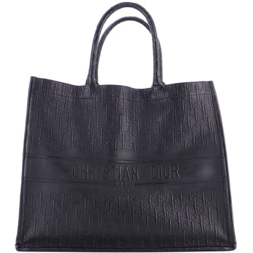 Christian Dior Book Tote Oblique Embossed Calfskin Large