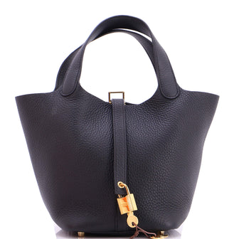 Hermes Picotin Lock Bag Clemence PM