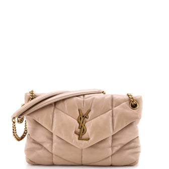 Saint Laurent Loulou Puffer Shoulder Bag Quilted Leather Small