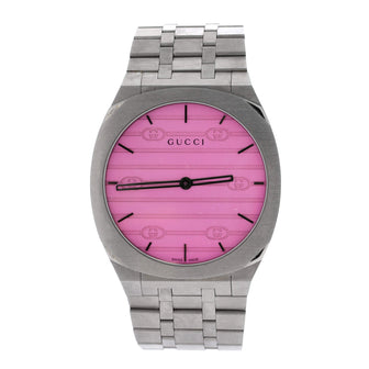 Gucci 25H Quartz Watch Stainless Steel 38