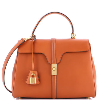 Celine 16 Top Handle Bag Smooth Calfskin Medium