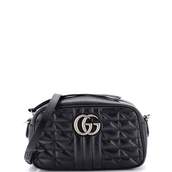 Gucci GG Marmont Shoulder Bag Mixed Matelasse Leather Small