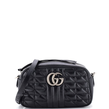 Gucci GG Marmont Shoulder Bag Mixed Matelasse Leather Small