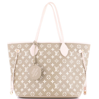 Louis Vuitton Neverfull NM Tote Spring in the City Monogram Empreinte Leather MM