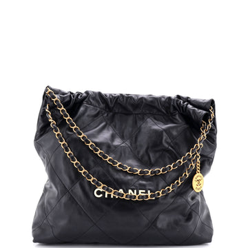 Chanel 22 Chain Hobo Quilted Calfskin Medium