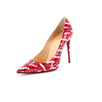 Christian Louboutin Women's Pigalle Follies Pumps Printed Patent 100