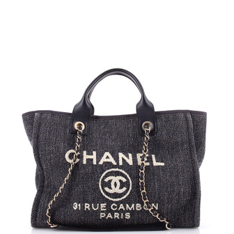Chanel Deauville NM Tote Denim Small