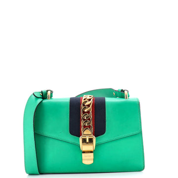 Gucci Sylvie Shoulder Bag Leather Small