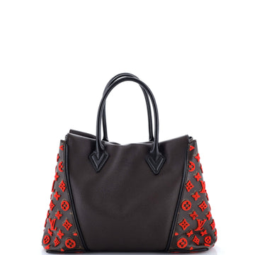 Louis Vuitton W Tote Monogram Tuffetage Leather PM