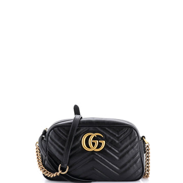 Gucci GG Marmont Shoulder Bag Matelasse Leather Small