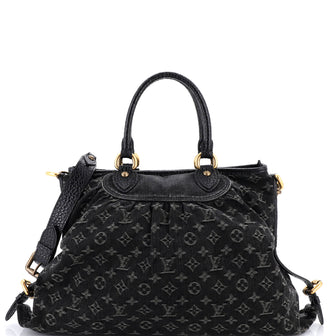 Louis Vuitton Neo Cabby Handbag Denim GM