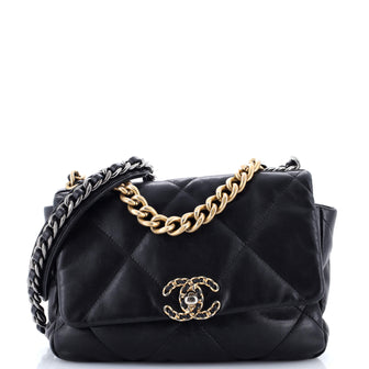 Chanel 19 Flap Bag Quilted Leather Medium