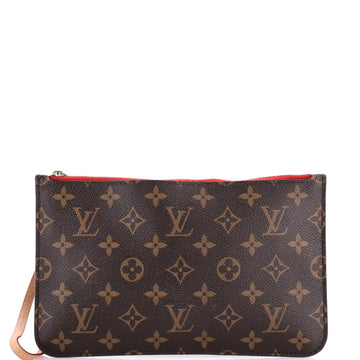 Louis Vuitton Neverfull Pochette Monogram Canvas Large